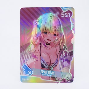 Karte Hololive Vtuber Virtual Youtuber Yaso Toiki ASMR Karte Manga Waifu Anime Girl Doujin Trading Card Goddess Story SSR-184