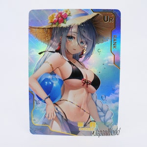 Card Genshin Imp. Shenhe Manga Card Waifu Anime Girl Doujin Trading Card Goddess Story Senpai Goddess Haven Ultra Rare UR-035
