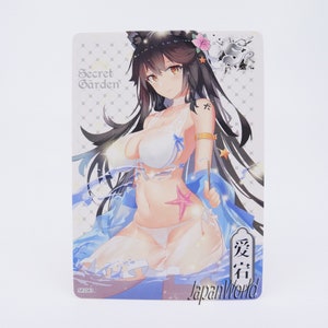 Carte Azur L. Atago Card Secret Garden Anime Manga Waifu Girl Doujin Swimsuit SR
