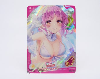 Card The Idolmaster Cinderella Girls Yumemi Riamu Manga Card Waifu Anime Girl Doujin Trading Card Game Edition Girl Party Limited SSR-023
