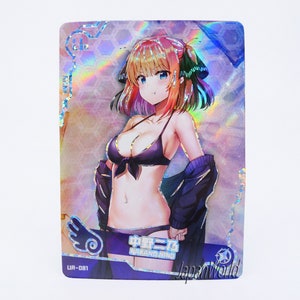 Carta per eccellenza Quintupl Nin Naka Card Manga Waifu Anime Girl Doujin Trading Card Goddess Story UR-081
