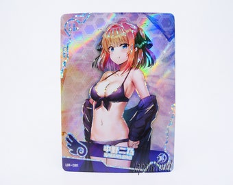 Quintessential Card Quintupl Nin Naka Card Manga Waifu Anime Girl Doujin Trading Card Goddess Story UR-081