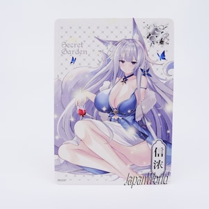Carte Azur L. Shinano Card Secret Garden Anime Manga Waifu Girl Doujin Swimsuit SR