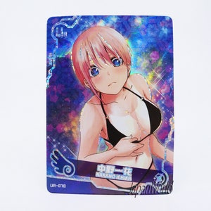 Quintessential Quintupl Card Ichik Naka Card Manga Waifu Anime Girl Doujin Trading Card Goddess Story UR-070