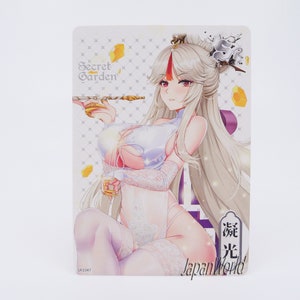 Carte Genshin Ningguang Card Secret Garden Anime Manga Waifu Girl Doujin Swimsuit SR