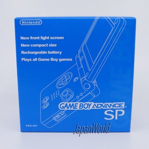 Nintendo Game Boy Advance SP Blue Portable Console Box - GBA SP Box for Gameboy Advance Sp Blue