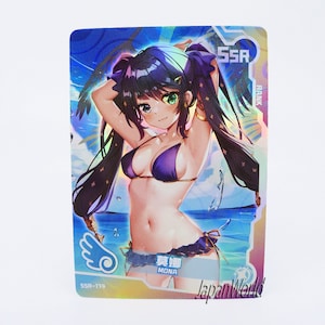 Card Genshin Mona Manga Card Waifu Anime Videospel Meisje Doujin Ruilkaart Goddess Story SSR-174