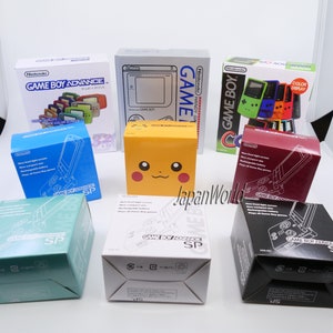 Nintendo Game Boy Portable Console Boxes - Game Boy Color - Game Boy Advance - Game Boy Advance SP - Box