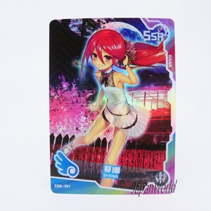 Card Burning-Eyed Shana Card Anime Manga Waifu Computerspel Meisje Doujin Trading Card Goddess Story SSR-141