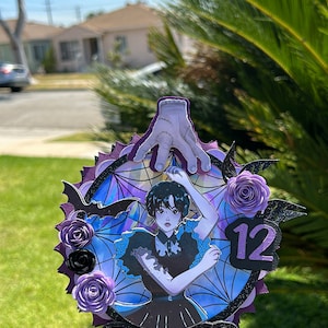 Wednesday Addams cake topper