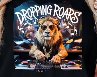 Lions Dj Dropping Roars Unisex T-shirt