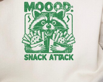 Snack Attack Raccoon Sweatshirt