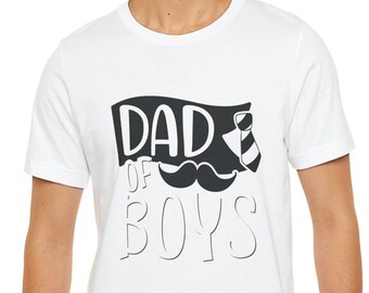 Dad of Boys Tee, Sons Father Shirt, Family Dynamics Apparel, Father's Day Gift, Fatherhood Celebration Tee