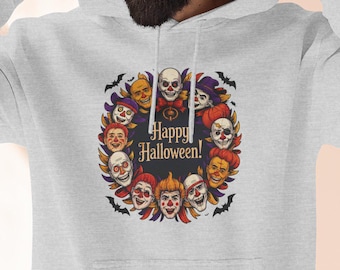 Happy Halloween Hoodie, Three-Panel Sweatshirt