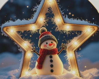 Christmas Star LED Acrylic Ornaments