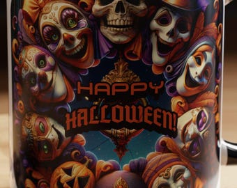 Spooky Halloween Coffee Mug, Party Gift