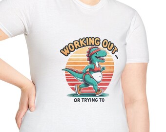 Pregasaurus Workout Tee