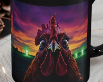 Alien Encounter Mug, UFO Coffee Cup