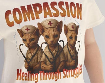 Compassion Healing Tee, Empathy Supportive Shirt
