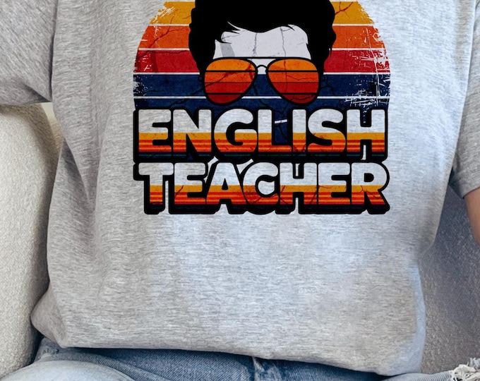 English Teacher Shirt - Unisex Softstyle Tee