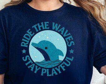 Ride the Waves Dolphin T-Shirt