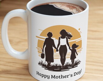 you are my rock, mom  Mug, Mother's Day Gift, Rock Design Coffee Cup, Mom Appreciation Gift