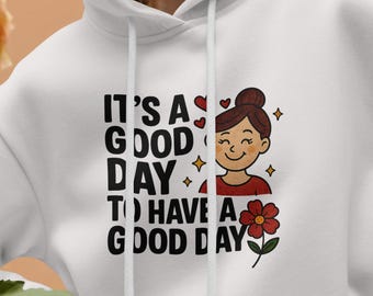 Hoodie, Good Day Vibes Fleece Jacket