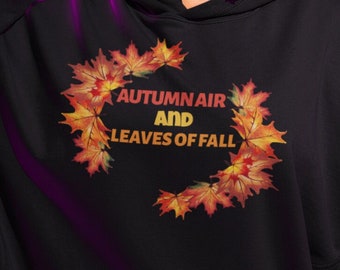 Autumn Air and Leaves of Fall Unisex Hoodie, Premium Pullover Sweatshirt for Casual Wear, Perfect Thanksgiving Gift