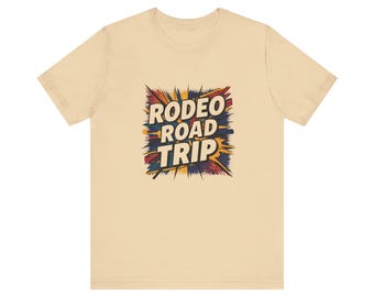 Rodeo Road Trip T-shirt, Western Graphic Tee, Cowboy Country Shirt, Vintage Style