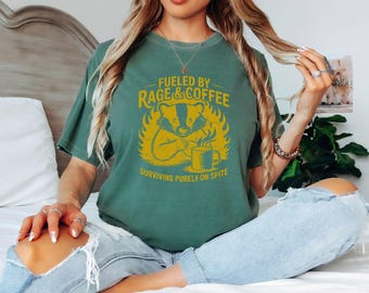Fueled by Rage & Coffee Unisex T-shirt