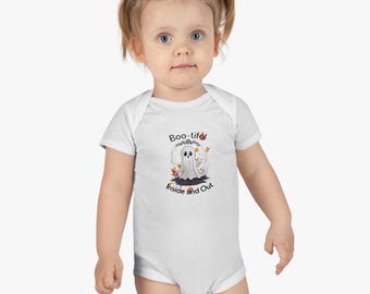 Baby Onesie® Boo-tiful Inside and Out, Halloween Baby Outfit, Ghost Onesie, Halloween Costume, Infant Bodysuit
