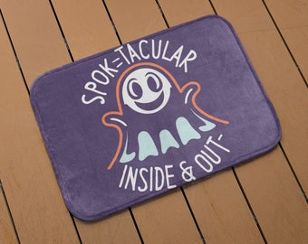 Halloween Bath Mat, Anti-Slip, 100% Microfiber, Fast Drying.