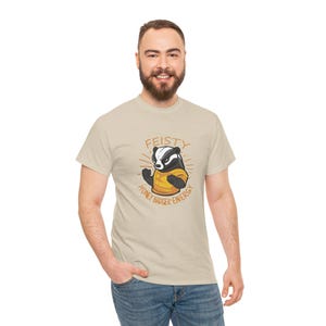 元気いっぱいのアナグマのエネルギー野生動物Tシャツ、動物スピリットシャツ、自然保護サポーターへのギフト、自然愛好家トップ、モチベーションシャツ