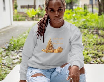 Golden Wishes Christmas Sweatshirt