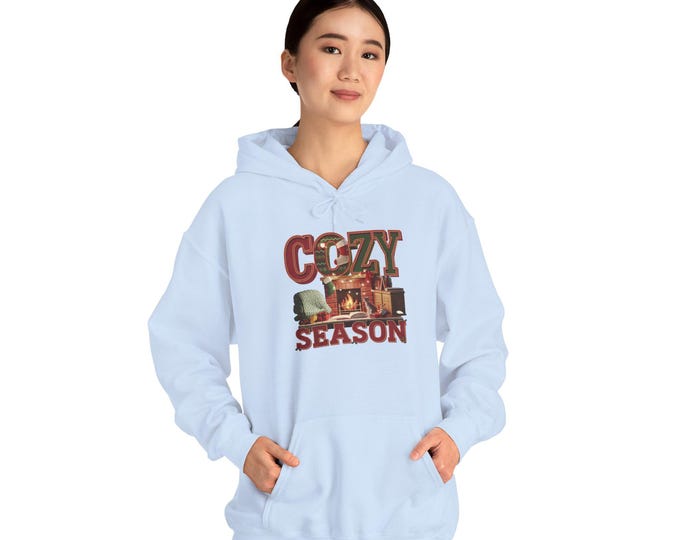 Christmas Gift, Cozy Apparel, Cozy Season Hoodie, Warm Hooded Sweatshirt for Fall and Winter, Comfy Unisex Pullover, Stay Warm Sweater,