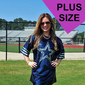 Dallas cowboys plus size dress shop
