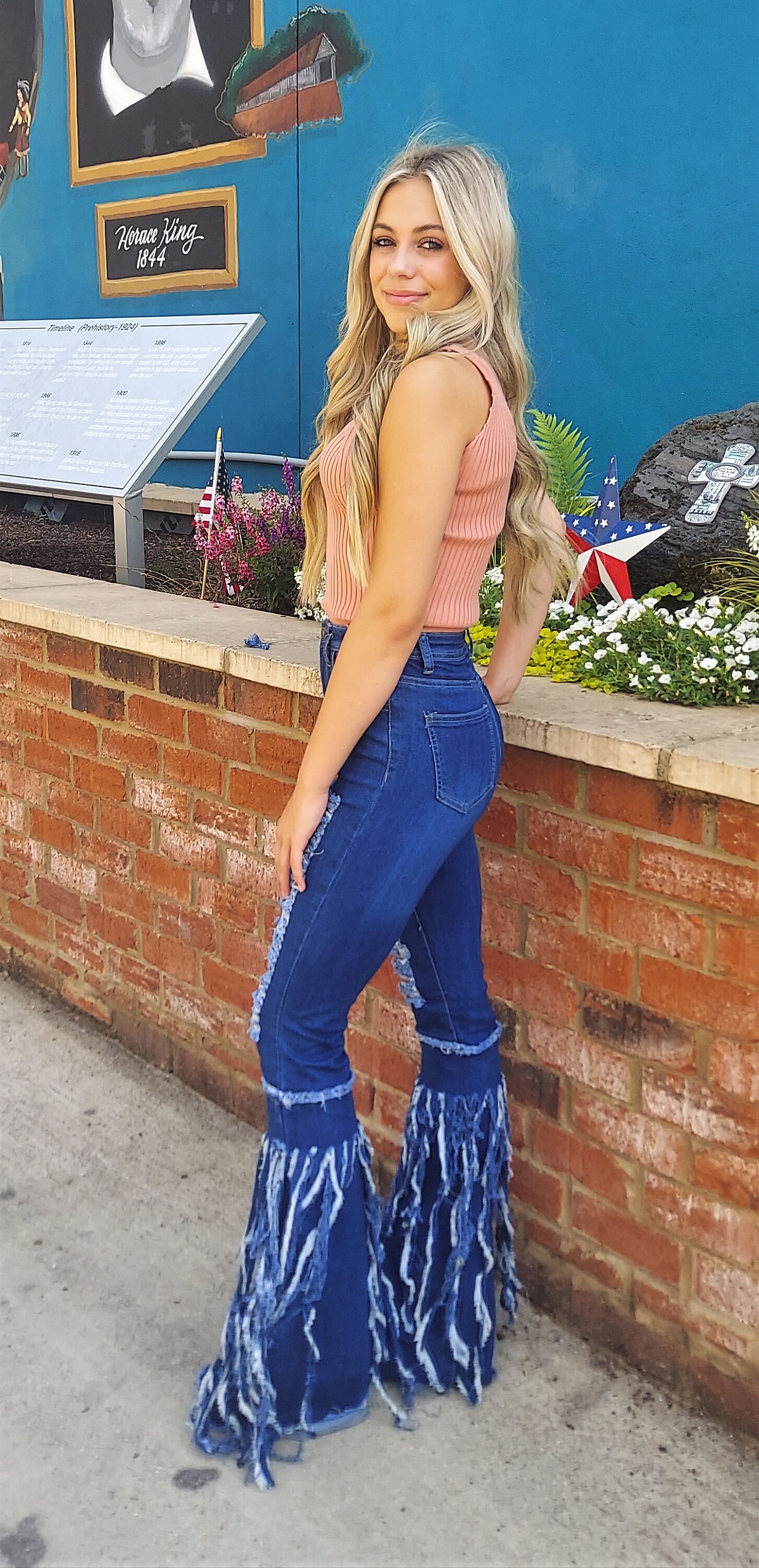 RLDS Denim Flares (long inseam) main image 1