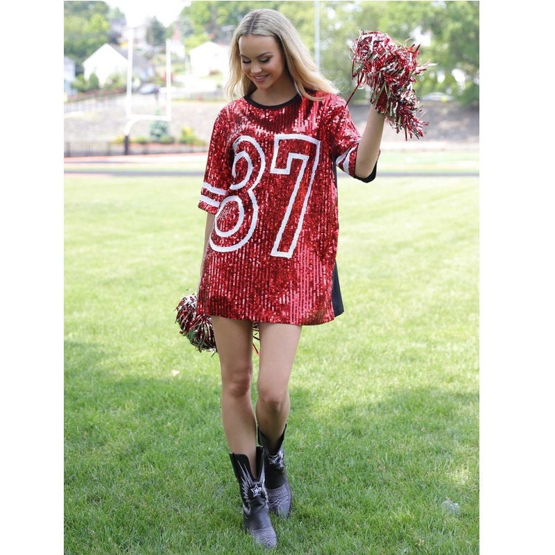 Sparkle jersey dress sales