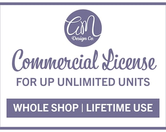 Commercial License, Unlimited Units, Commercial Use, Extended Use, Extended License