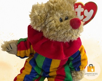 1993 ¡RARO! Piccadilly the Bear TY Beanie Baby ERROR con etiqueta de conejito Azalea