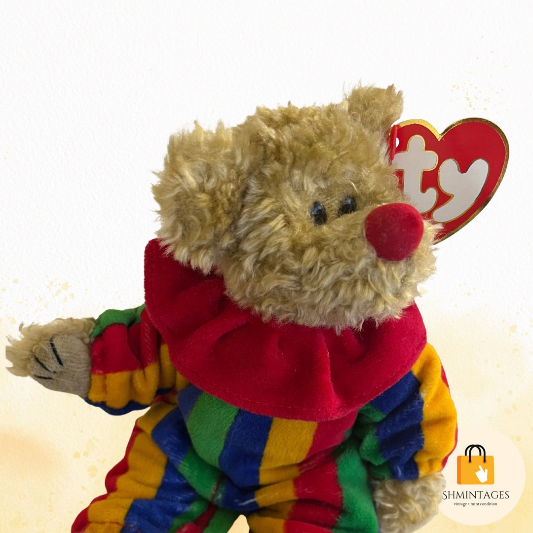 1993 RARE Piccadilly the Bear TY Beanie Baby ERROR With Azalea Bunny