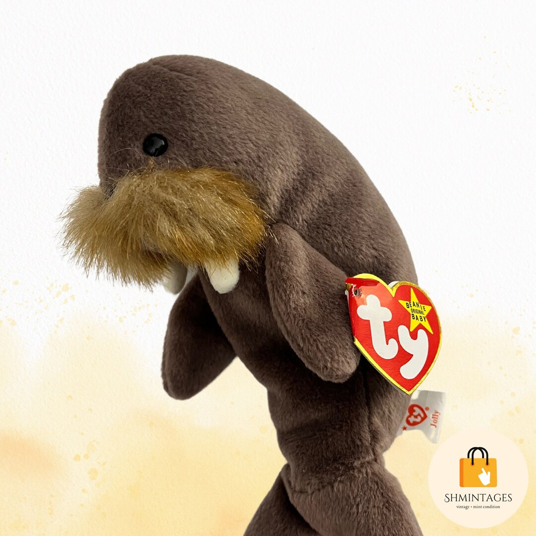 1996 RARE JOLLY the Walrus TY Beanie Baby Style 4082 - Etsy
