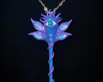 Eye Fairy Wand Necklace