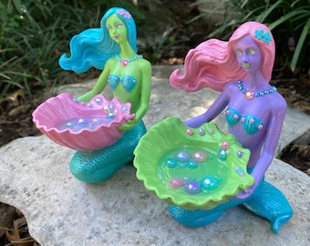 Pretty Pastel Mermaid Statuette