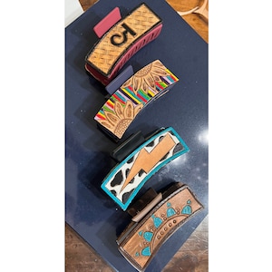 Grampos de cabelo com garras ocidentais/personalizados