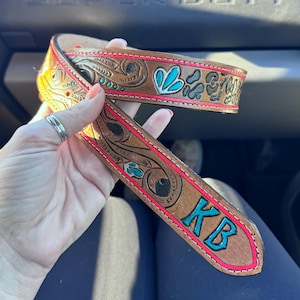 custom tooled belts