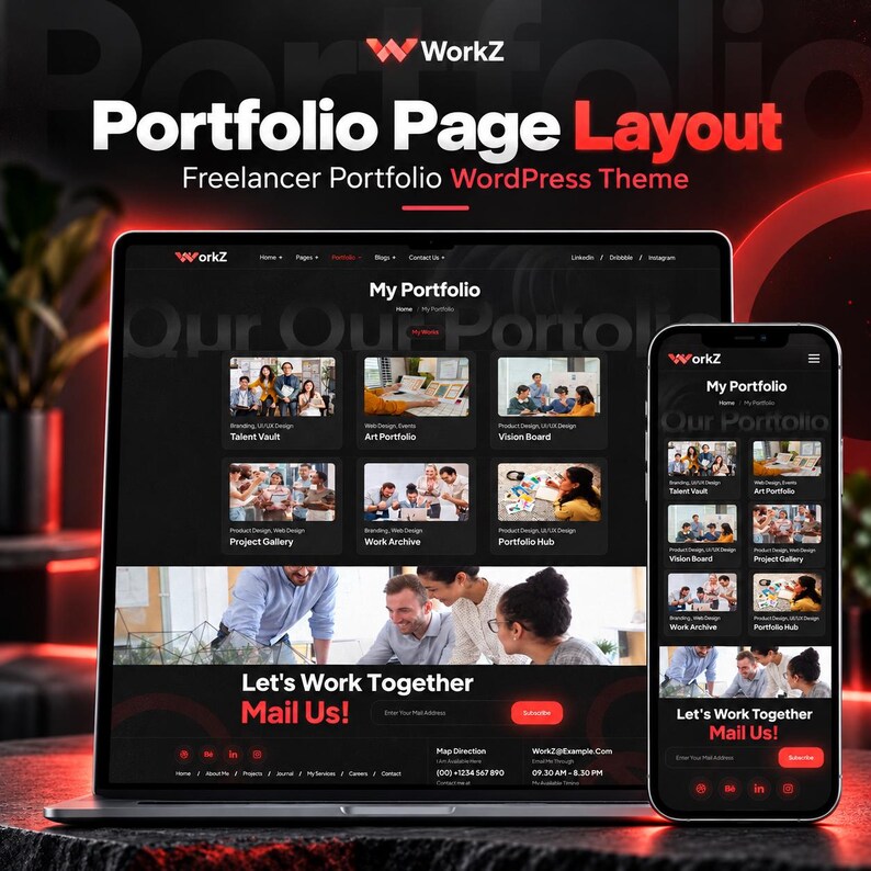 Freelancer Portfolio Wordpress Theme | Elementor Personal Website ...