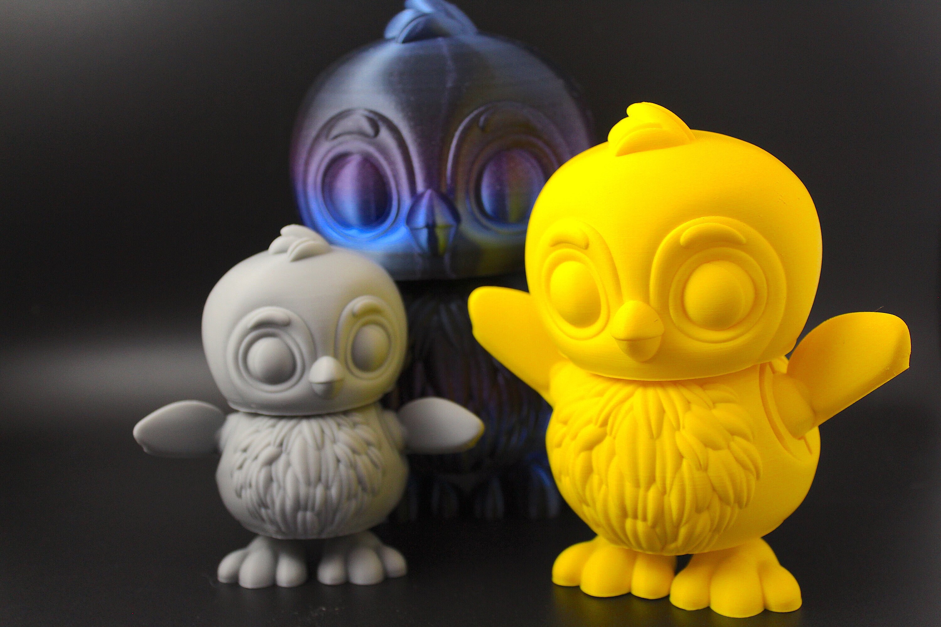 3D Printed Articulated Flexible Baby Penguin, Printverse Authorized Reseller, Fidget and Stress Desk Toy