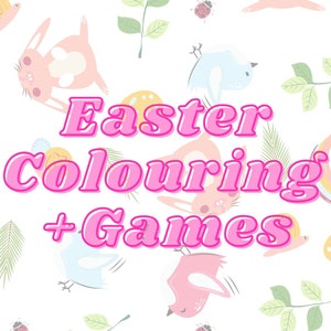 Easter Colouring Book and Games