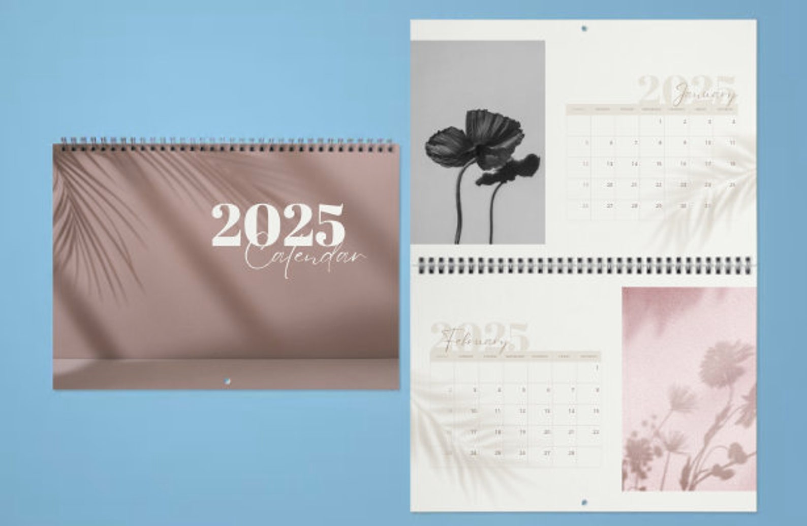 Calendrier 2025 Calendar 2025 Aesthetic - Etsy